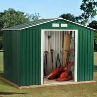 Emerald Rosedale 8x8 Metal Shed - AndoverGardenBuildings.co.uk